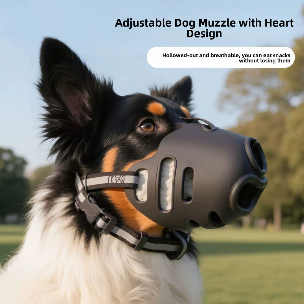 Adjustable Reflective Dog Muzzle