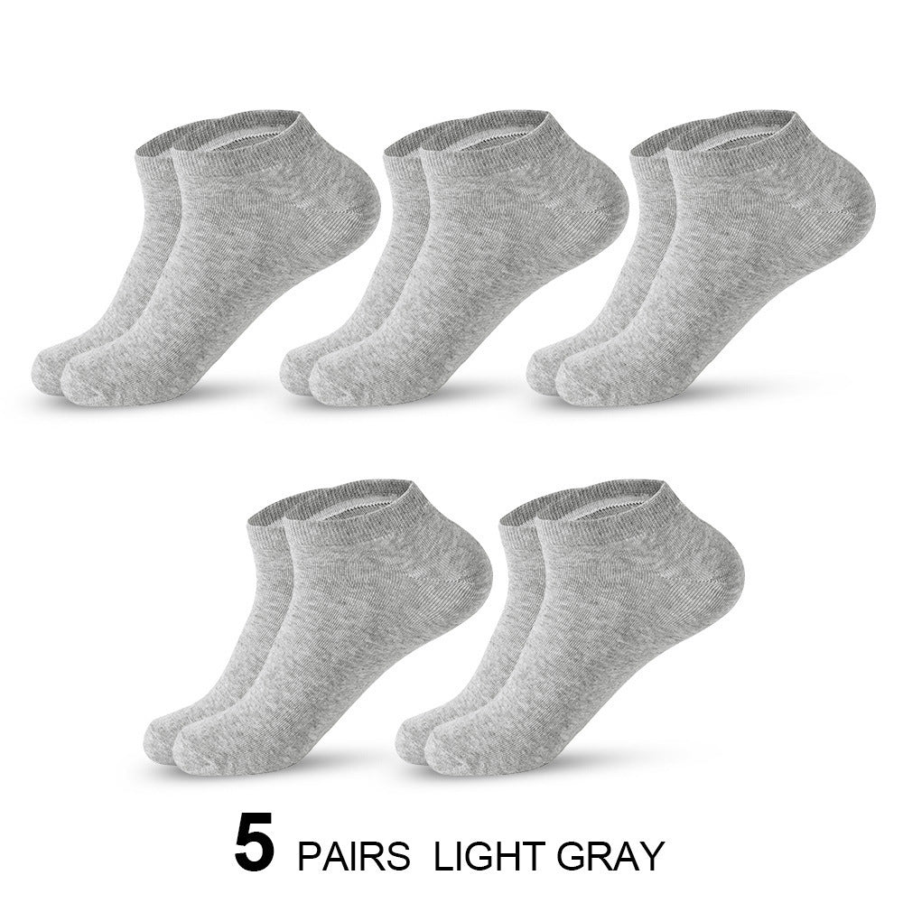 Men's Cotton Boat Socks