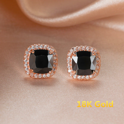 Luxury Zircon Stud Earrings
