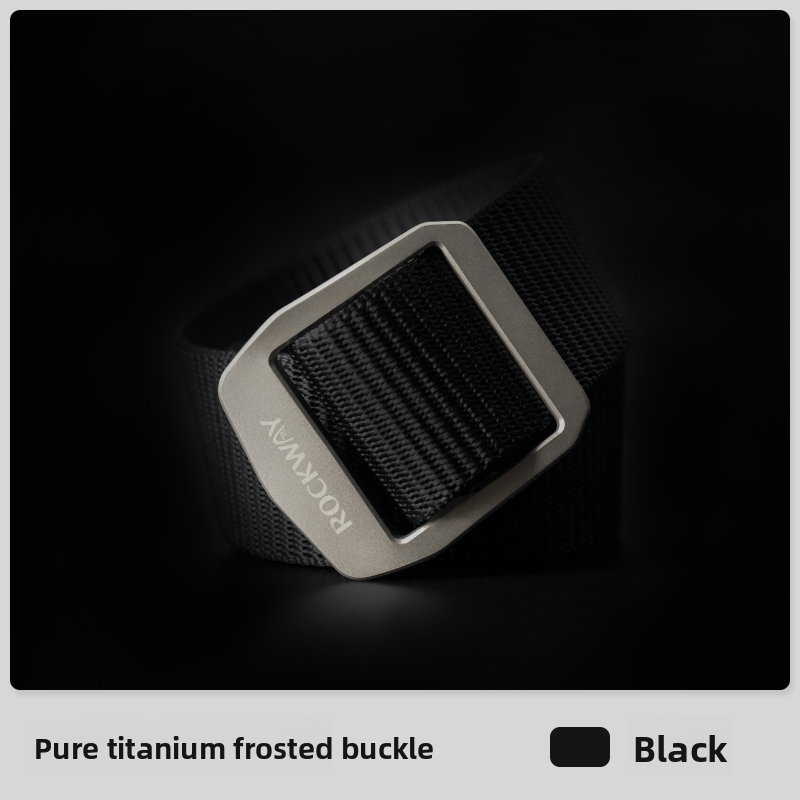 Titanium Tactical Canvas Belt