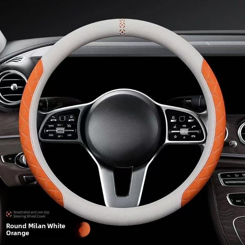 Premium Suede Steering Wheel Cover
