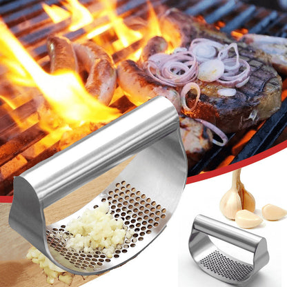 Stainless Steel Garlic Press
