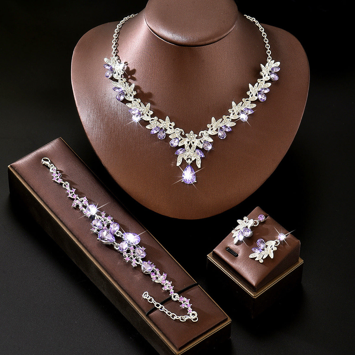 Luxury Blue Jewelry Set