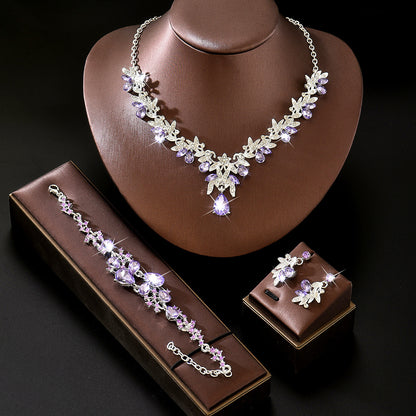 Luxury Blue Jewelry Set