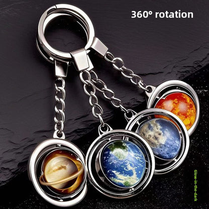 Luminous Celestial Keychain Pendant
