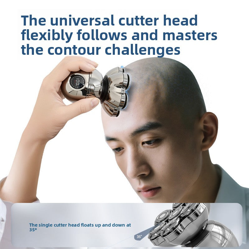 Magnetic Electric Head Shaver