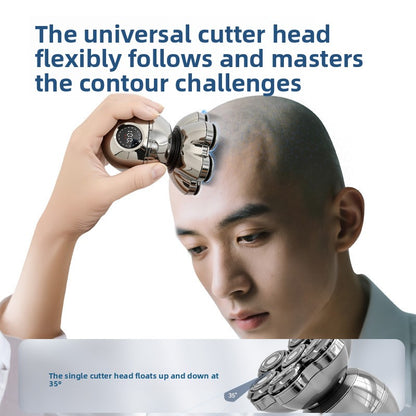 Magnetic Electric Head Shaver