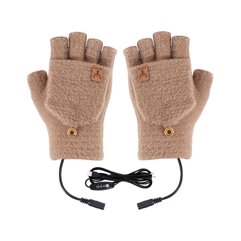 USB Heated Winter Gloves with 3-Level Temperature Control Unisex