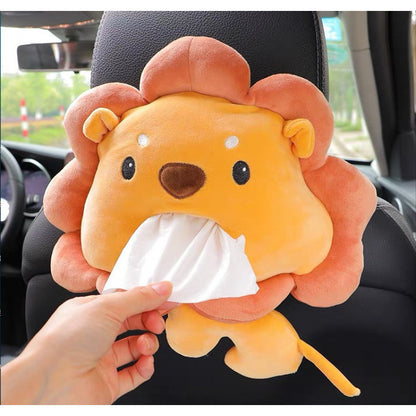 Plush Car Tissue Box