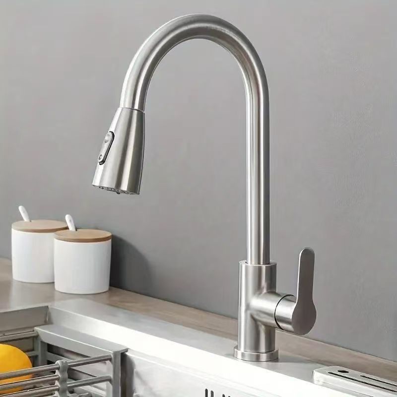 Stainless Steel Pull-Out Faucet