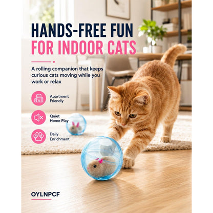 Interactive Rolling Pet Ball