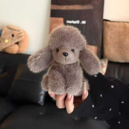 Scented Plush Dog Keychain