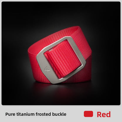 Titanium Tactical Canvas Belt