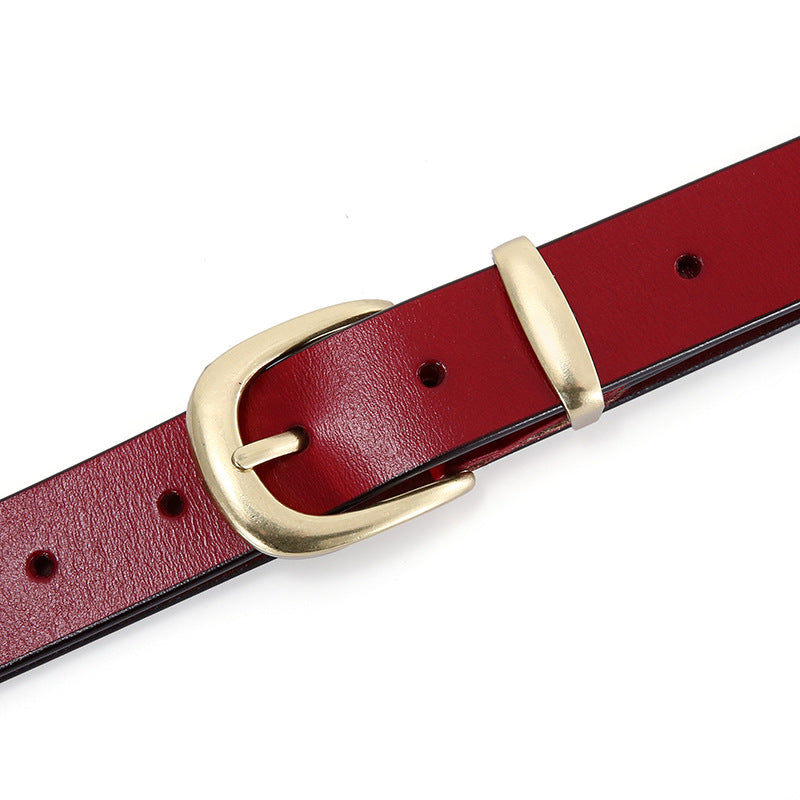 Women's Vintage Leather Belt