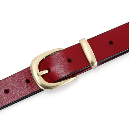 Women's Vintage Leather Belt