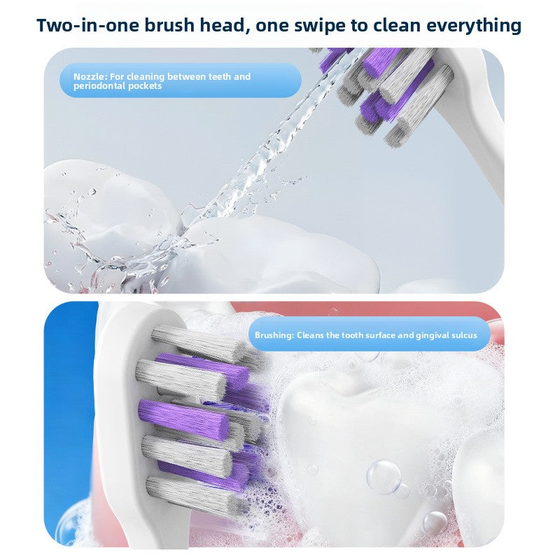 2-in-1 Ultrasonic Toothbrush Irrigator
