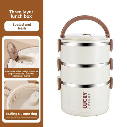 Portable Stainless Steel Lunch Box