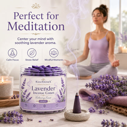 Lavender Musk Incense Cones