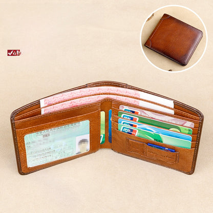 Genuine Leather RFID Wallet