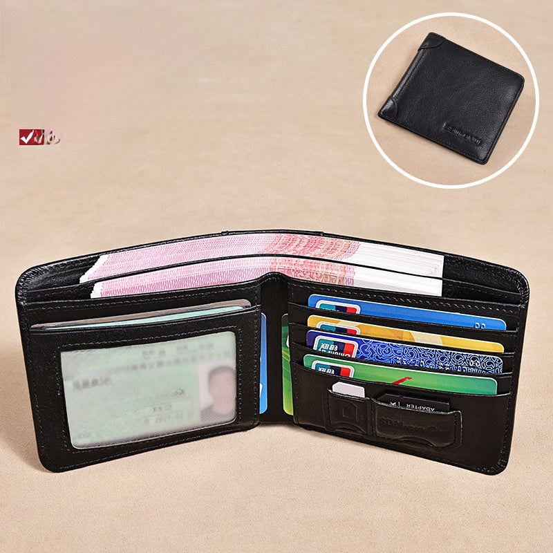 Genuine Leather RFID Wallet