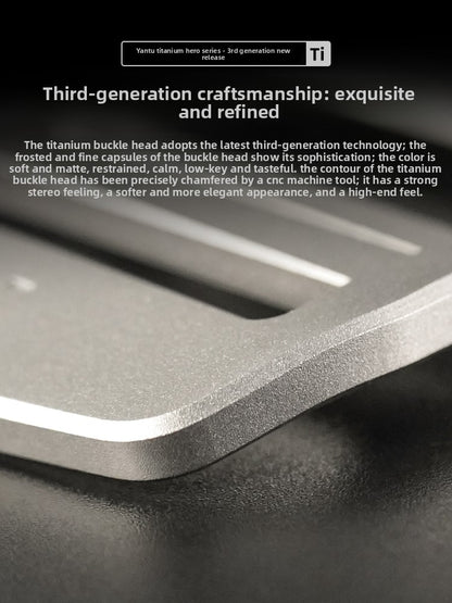 Titanium Tactical Canvas Belt