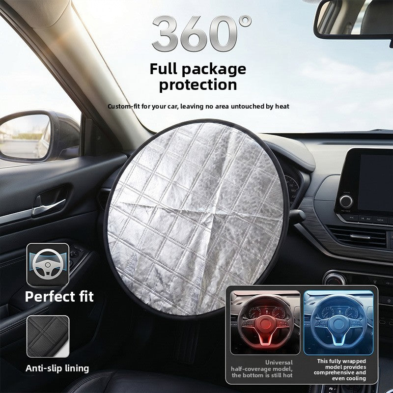 Foldable Steering Wheel Sunshade