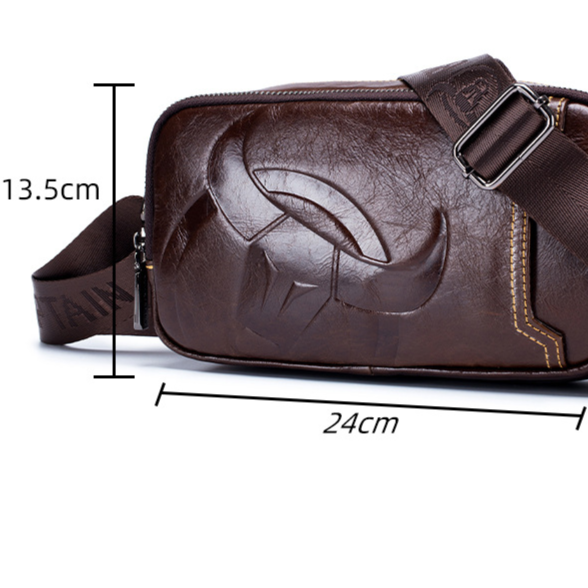 Leather Business Shoulder Bag
