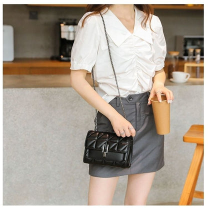 Women's Rhombus Chain Shoulder Bag