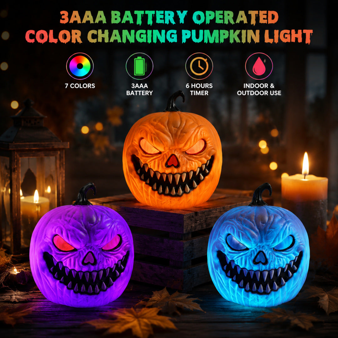 Sound Activated Pumpkin Lantern