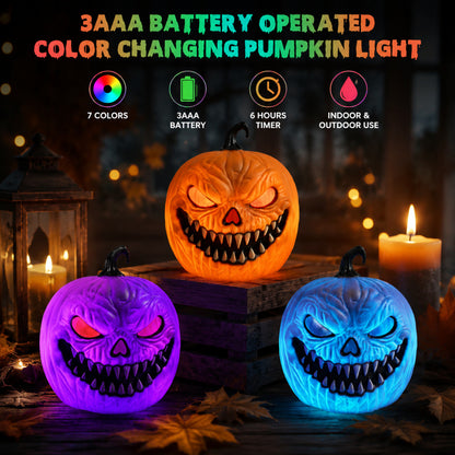 Sound Activated Pumpkin Lantern