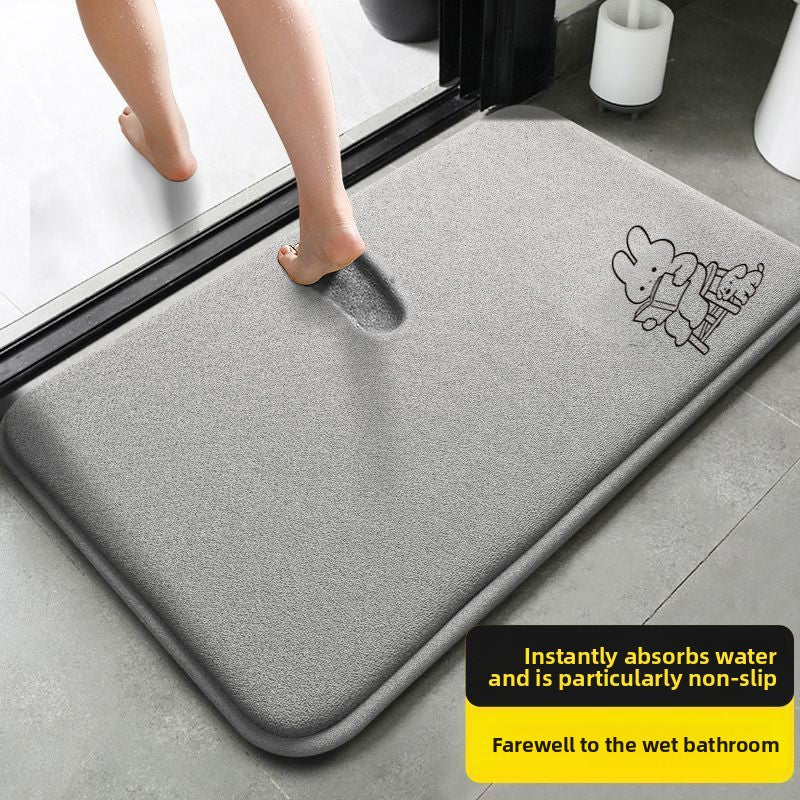 Absorbent Bathroom Floor Mat
