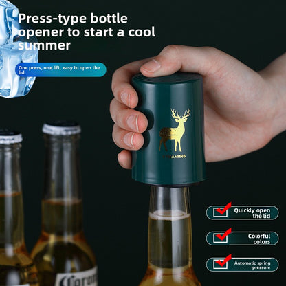 Automatic Press Bottle Opener