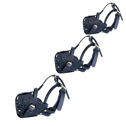 Dog Training Leather Muzzle