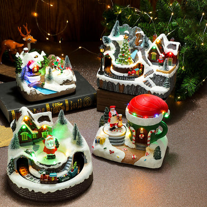 Light Up Christmas Music Box