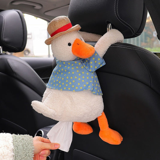 Plush Car Tissue Box