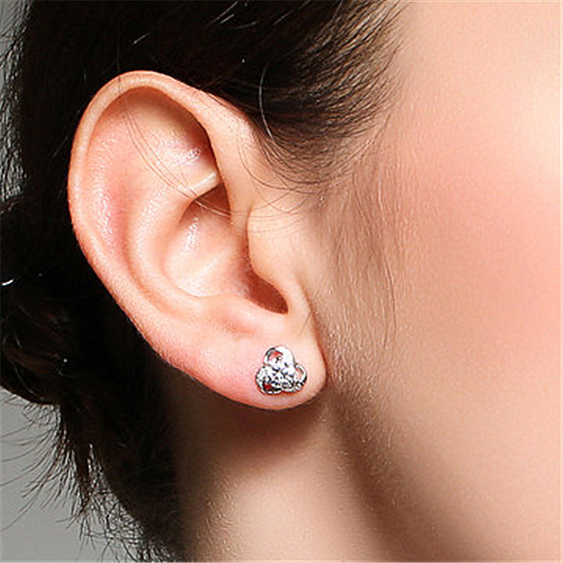 VVS Moissanite Floral Earrings