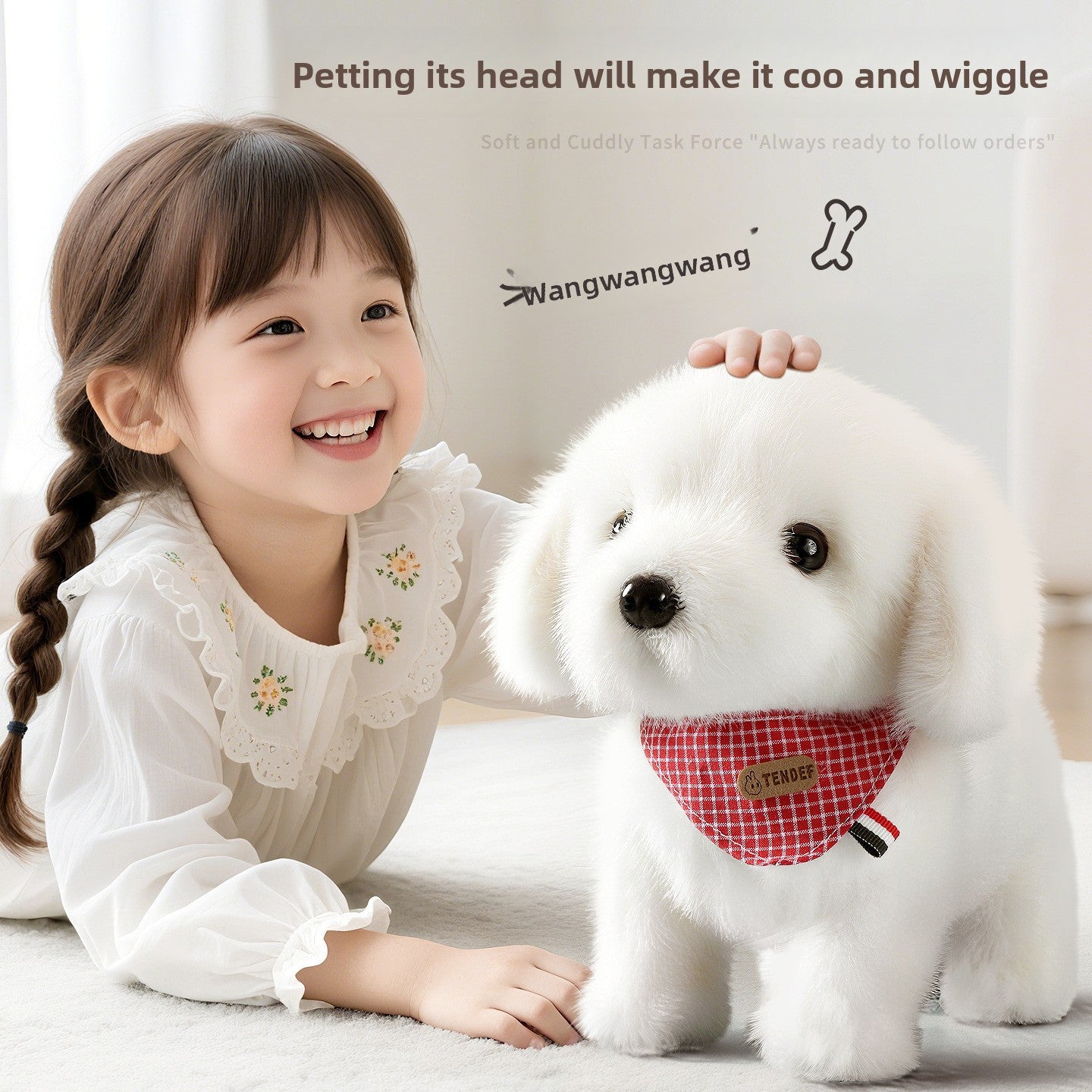 Interactive Voice Control Plush Toy