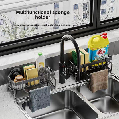 Kitchen Utensil Drain Storage Rack