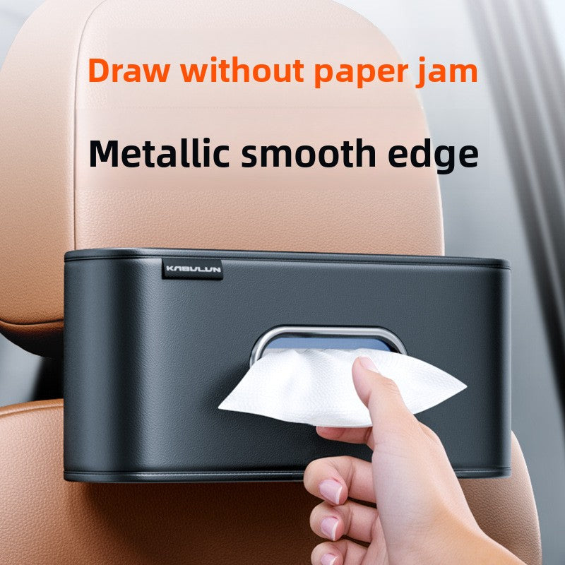 Leather Car Tissue Holder