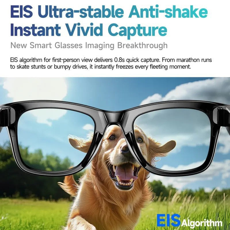 AI Smart Glasses with 8MP Camera