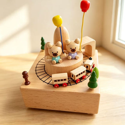 DIY Wooden Carousel Music Box