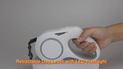 LED Retractable Dog Leash