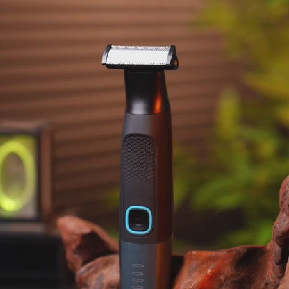 2-in-1 Body & Groin Hair Shaver Waterproof Dual Head Trimmer for Men and Women
